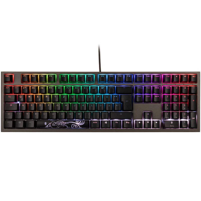 Ducky Shine 7 Tastatur, Gaming, USB, Grau