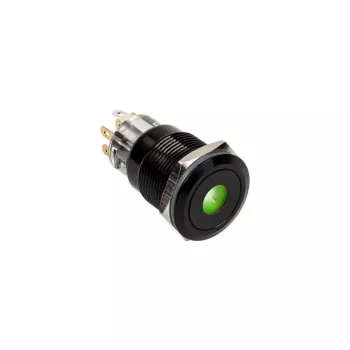 DimasTech Vandalismusschalter/-Taster 19mm Schwarzline Dot RGB PD218