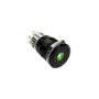 DimasTech Vandalismusschalter/-Taster 19mm Schwarzline Dot RGB PD218
