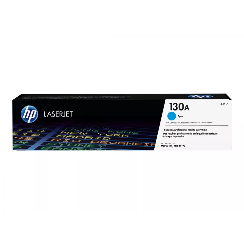 HP 130A Cyan Original LaserJet-Tonerkartusche, 1000 Seiten, Cyan, 1 St.