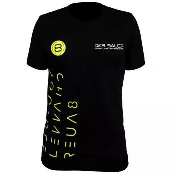 T-Shirt der8auer YT-Design Größe S – lässiges Baumwoll-T-Shirt, mit der8auer-Branding