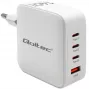 Ladegerät QOLTEC 51828 140W GaN 3×USB‑C PD + 1×USB‑A QC 3.0 – Multiport-Schnellladegerät