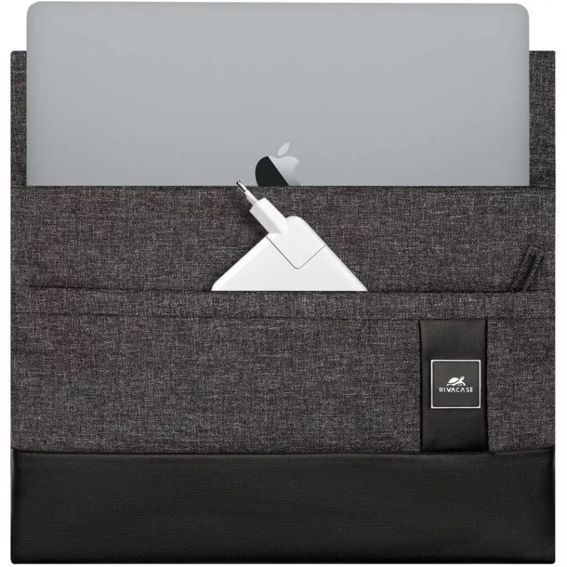Hülle Rivacase 8802 Laptoptasche 33,8 cm (13,3 Zoll) Schwarz Grau