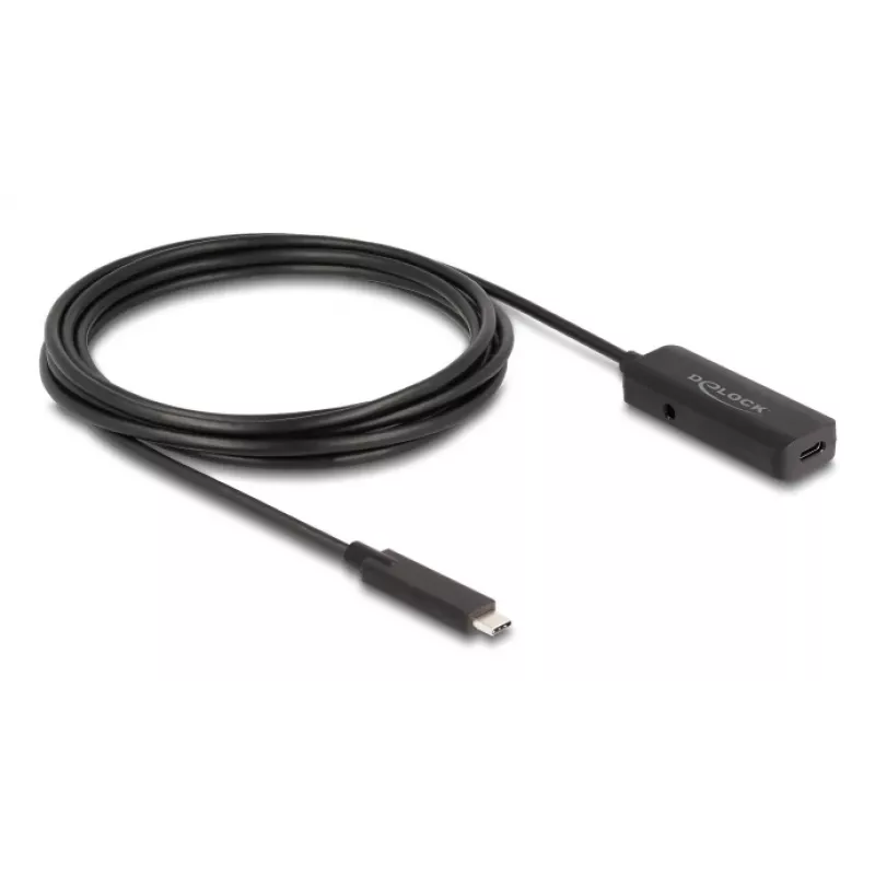USB-Kabel DeLOCK 80027 3 m USB-C Schwarz