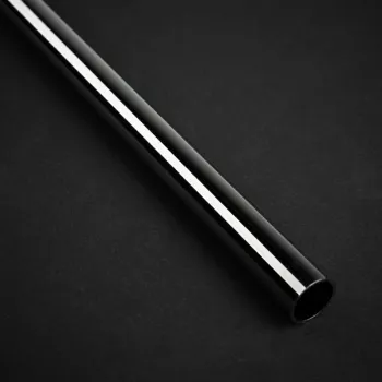 Bitspower None Chamfer Brass Hard Tubing 12mm AD, 500mm - schwarzes Funkeln