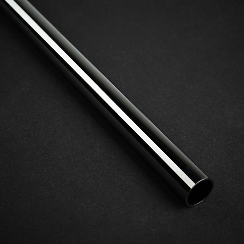 Bitspower None Chamfer Brass Hard Tubing 12mm AD, 500mm - schwarzes Funkeln
