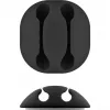 Kabelclip Goobay 70683 Schreibtisch Wand Schwarz 5 Stück