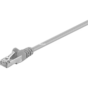 Wentronic Goobay CAT 5e Patchkabel, F/UTP, Grau, 15 m - CCA Kupfergemisch (50197)