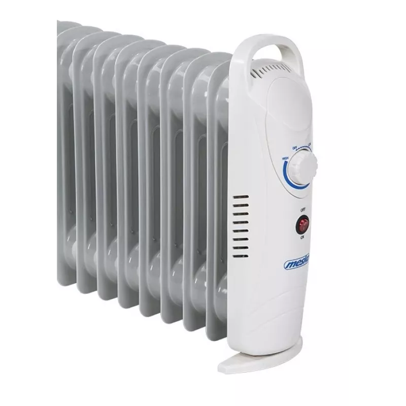 Mesko MS 7806 elektrischer Heizlüfter Ölgefüllter Radiator, Innenbereich, Weiß, 1200 W