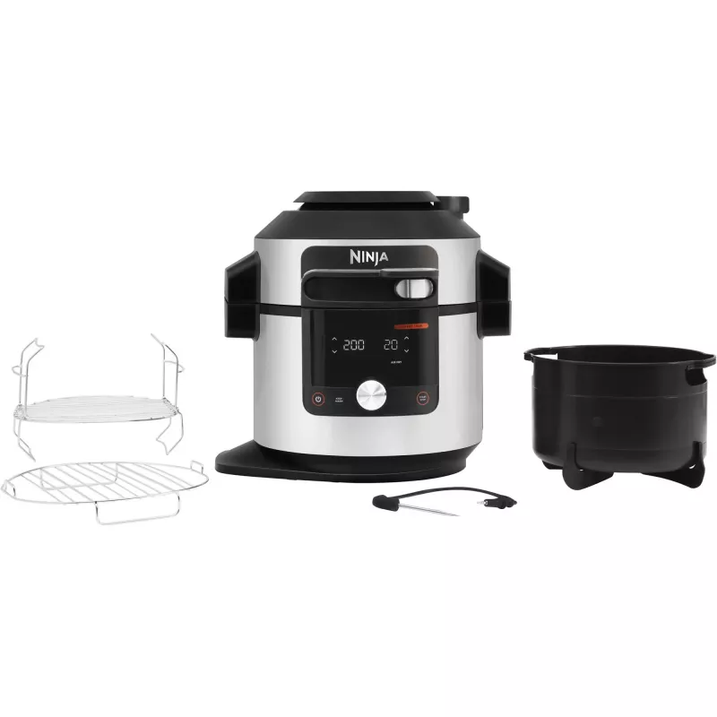Multikocher Ninja OL750EU 7,5 L 1760 W Schwarz Edelstahl, 14 Automatikprogramme