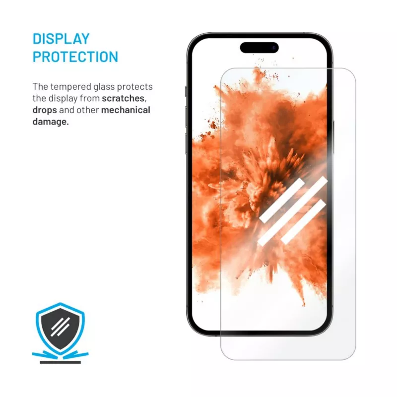 Displayschutzfolie FIXED für Samsung Galaxy A17 4G/5G — gehärtetes Glas, transparent