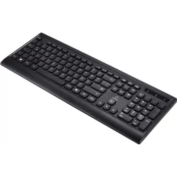 Renkforce RF-5799534 Wireless Tastatur German, QWERTZ Schwarz (RF-5799534)