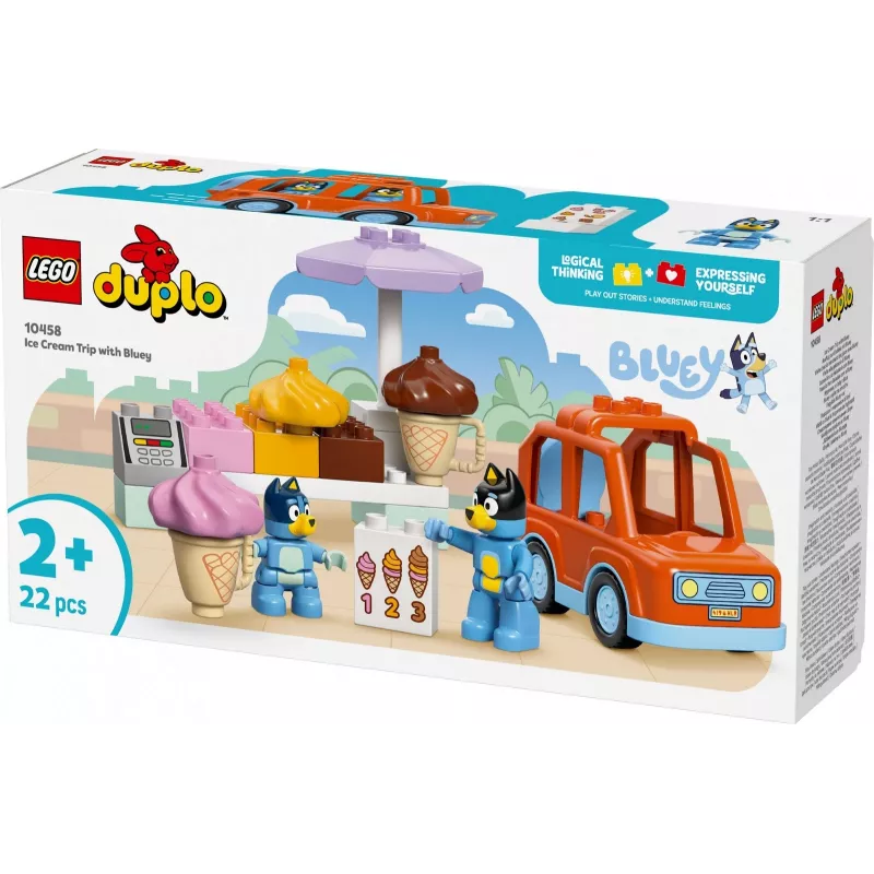 LEGO BLUEY 10458 Eiscreme-Ausflug mit Bluey