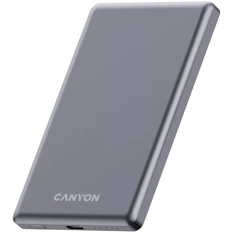 Canyon OnPower 505 - Powerbank - 5.000 mAh - in USB-C - out USB-C PD 20W + Wireless Magnet 1