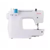 Halbautomatische Nähmaschine SINGER M2105 – 8 Stichmuster, 4-Schritt-Knopfloch, Freiarm, elektrisch, weiß