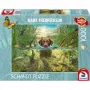 Mark Fredrickson: dog love - brown Labrador in cool water, Puzzle 1000 Pieces