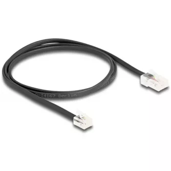 Netzwerkkabel DeLOCK 88035 RJ45 auf RJ11 1m Schwarz