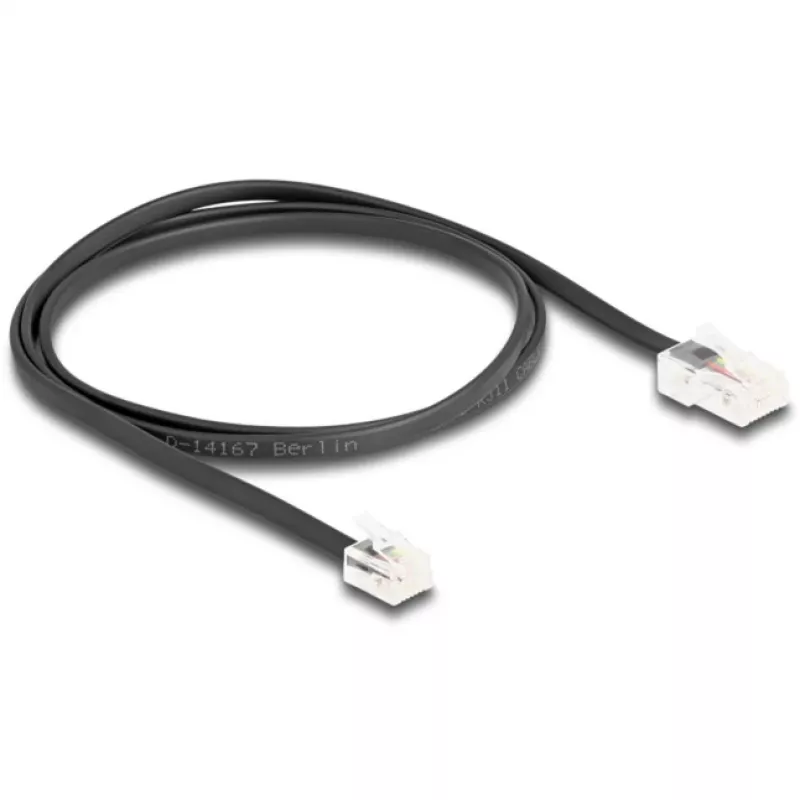 Netzwerkkabel DeLOCK 88035 RJ45 auf RJ11 1m Schwarz