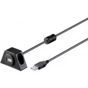 USB-Kabel Goobay USB2.0 0,6m USB A Schwarz