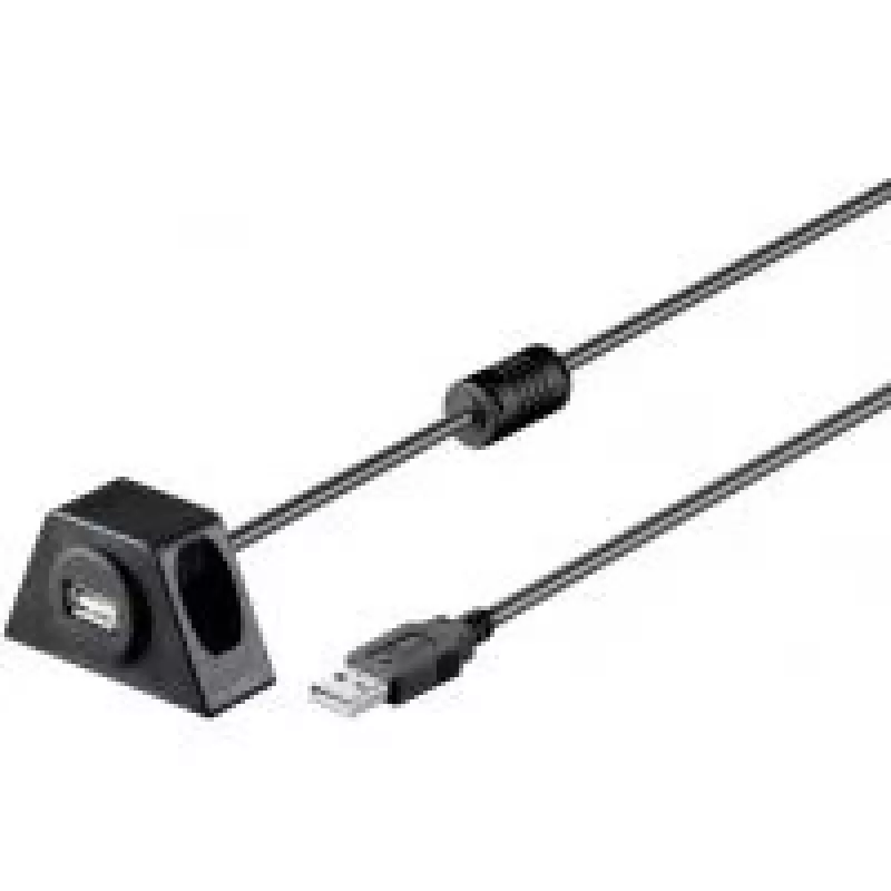 USB-Kabel Goobay USB2.0 0,6m USB A Schwarz