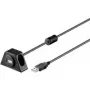 USB-Kabel Goobay USB2.0 0,6m USB A Schwarz