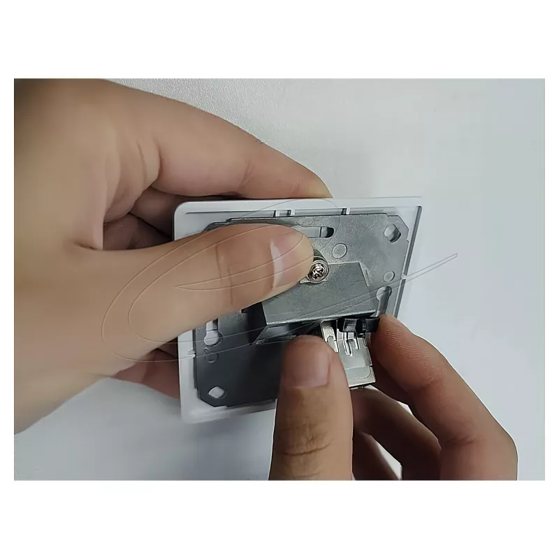 Keystone-Modul DELOCK 90757 flach RJ-45 Silber, 16,1×29,8×19,5 mm