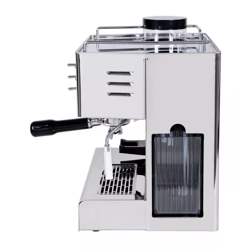 Quick Mill Pegaso, Espressomaschine, Kaffeebohnen, integriertes Mahlwerk, 1200 W, Edelstahl