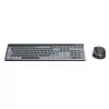 Kabelloses Multi-Device-Tastatur- und Maus-Set HAMA WKM-750 — schwarz, kabellose Konnektivität