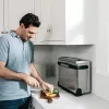 Ninja SP101 Single 10 L Stand-alone 2400 W Heißluftfritteuse Schwarz, Edelstahl