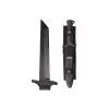 Kampfmesser Mil-Tec 2000 — Multifunktionsmesser, 440A-Edelstahlklinge 165 mm, glasfaserverstärkter Polyamidgriff und -scheide, Nylon-Gürtelhalter