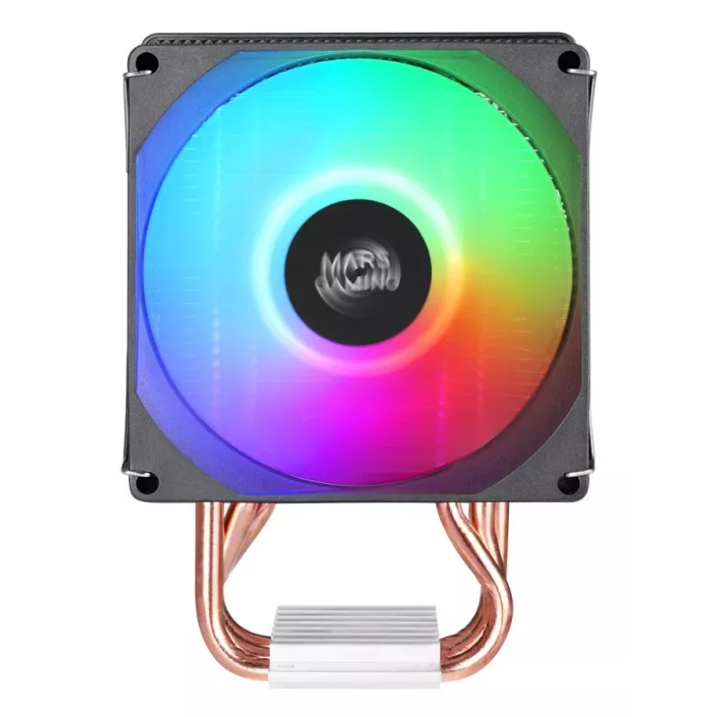 Air cooler TACENS Mars Gaming MCPU-X3, 90 mm fan, TDP 150 W, Kompatibel LGA/AM4/AM5, Schwarz