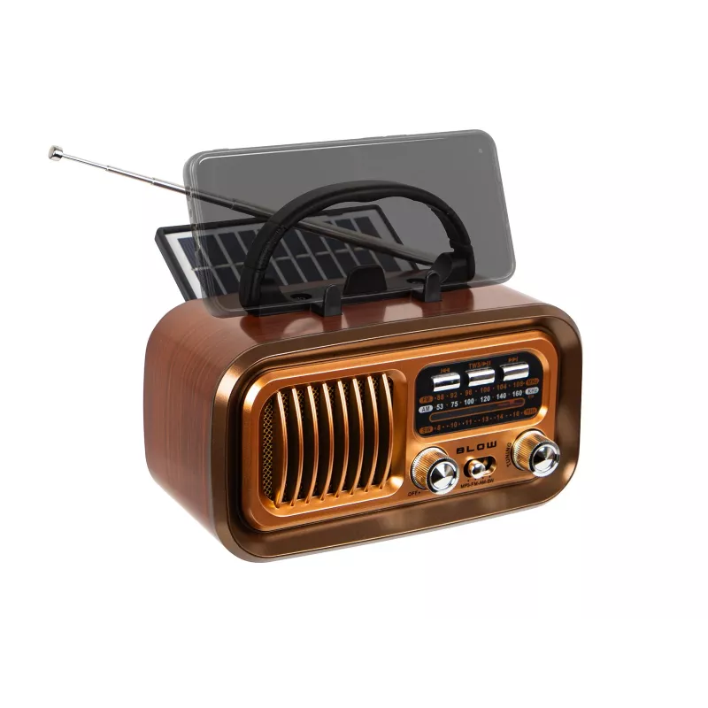 Tragbares analoges AM/FM-Radio RA16 Solar
