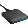 Anker 543 PowerPort Atom III Ladegerät 65W schlank 4-Port GaN 1 x USB-C 45W 1 x USB-C 20W 2 x USB-A