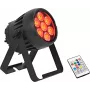 LED-PAR-Scheinwerfer EUROLITE AKKU IP PAR 7 QCL CRMX MK2 – batteriebetriebener RGBW-Uplighter mit QCL-LEDs und CRMX