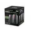 Boxe Stereo 2.0, 6W, Conectare Jack 3.5mm, Alimentare USB, Esperanza Rainbow Nortec 95855, Iluminare RGB, Negre