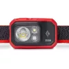 Schwarz Diamond Storm 450 Stirnlampe mit schwarzem, rotem Stirnband