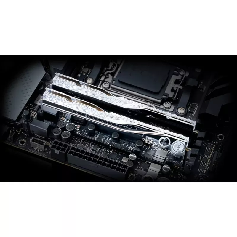DIMM 32 GB DDR5-6400 (2x 16 GB) Dual-Kit, Arbeitsspeicher silber, F5-6400J3039G16GX2-TR5NS, Trident Z5 Royal Neo, AMD EXPO