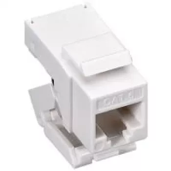 Wentronic Goobay CAT 6 KeyStone RJ45 Buchse, UTP Ungeschirmt, 250 MHz – Anschluss: werkzeugloses SNAP-IN (95742)