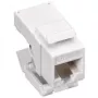 Wentronic Goobay CAT 6 KeyStone RJ45 Buchse, UTP Ungeschirmt, 250 MHz – Anschluss: werkzeugloses SNAP-IN (95742)