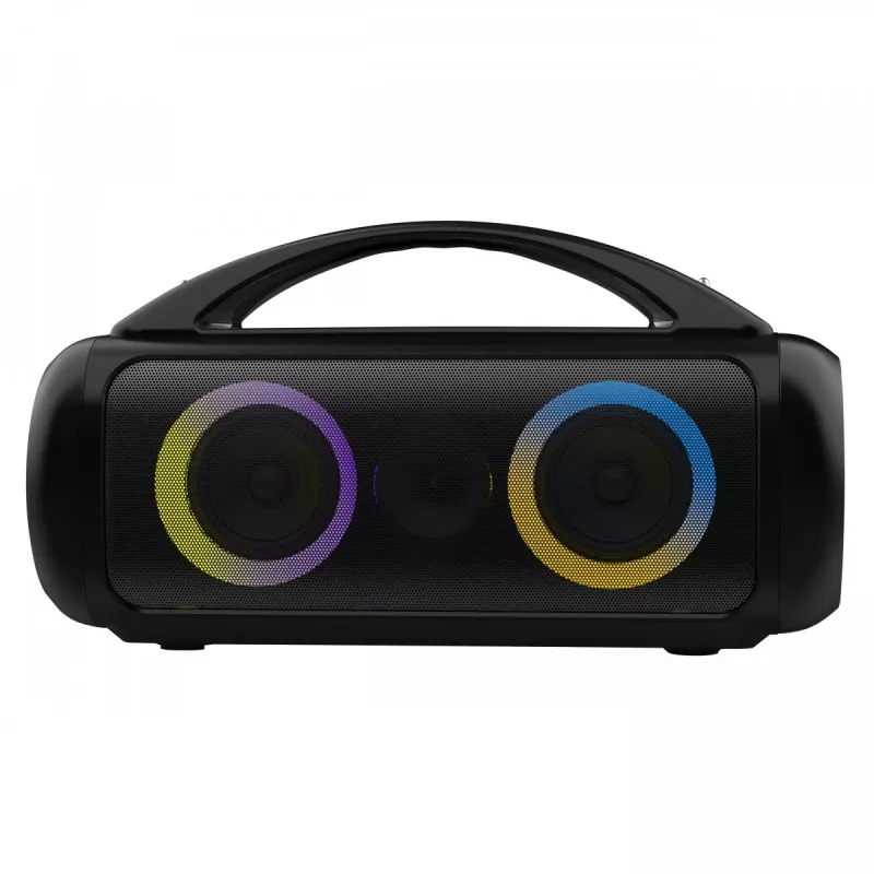Tragbarer Lautsprecher MEDIA-TECH MT3184 — Bluetooth 5.3, 60W RMS, IPX5, Li-Ion Akku 16h, USB-C Ladeanschluss, MicroSD, TWS, Mikrofon, Fernbedienung