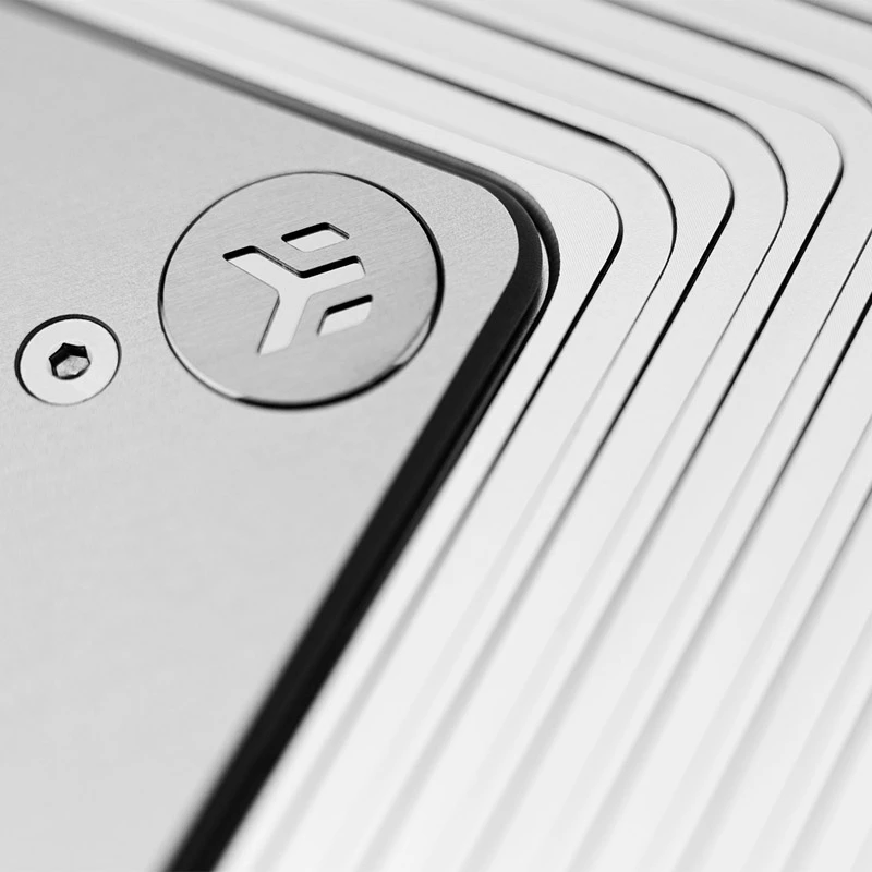 Backplate EK Water Blocks silber 1 Stück — Zubehör für Computerkühlsystem