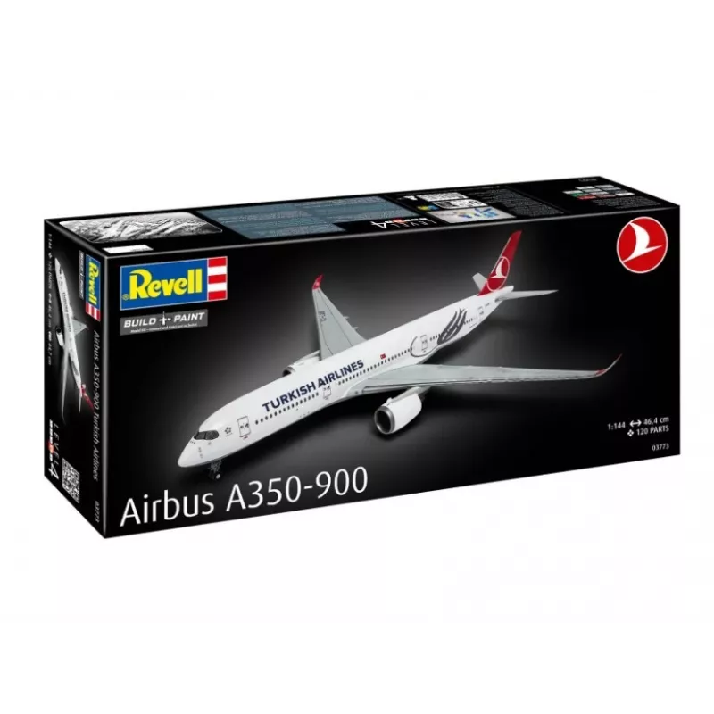 Plastikmodellflugzeug REVELL Airbus A350-900 Turkish Airlines 1/144 Maßstab