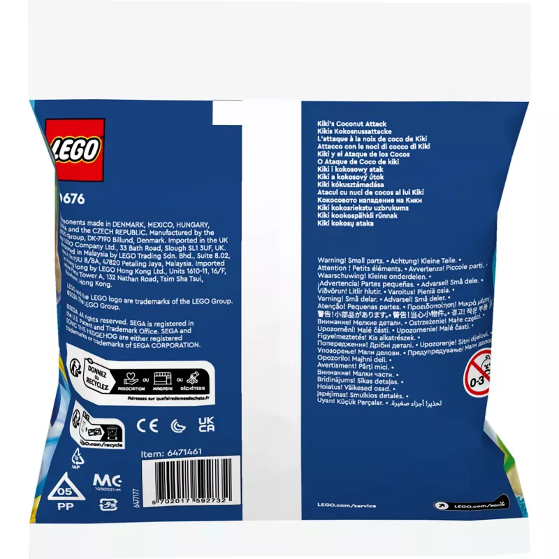 LEGO SONIC THE HEDGEHOG 30676 Kikis Kokosnuss-Angriff