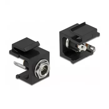 Keystone-Modul DC 5,5 x 2,1 mm Buchse DeLOCK 86849