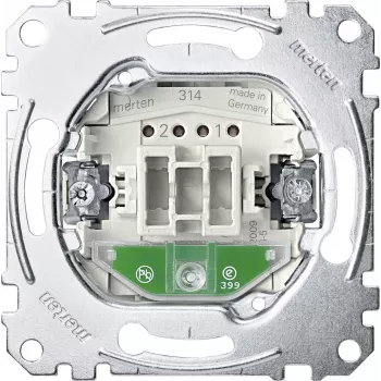 Merten Zweiweg-Schaltereinsatz QuickFlex UP 1f Ko Kontroll (MEG3606-0000)