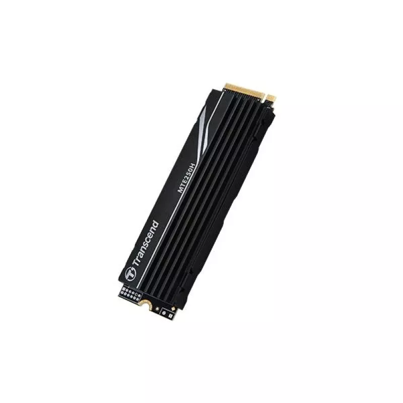 SSD-Laufwerk Transcend 1 TB M.2 2280 PCIe Gen4x4 NVMe mit DRAM und Metallkühlkörper