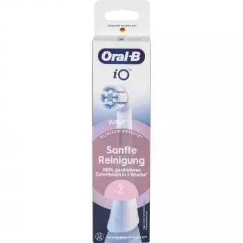 Aufsteckbürsten für elektrische Zahnbürsten Oral-B iO Gentle Cleaning Weiß, 2er-Pack