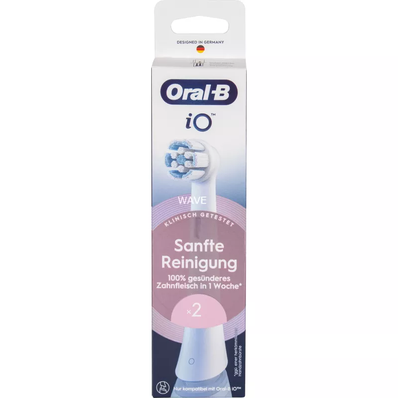 Aufsteckbürsten für elektrische Zahnbürsten Oral-B iO Gentle Cleaning Weiß, 2er-Pack