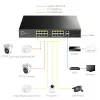 Cudy FS1018PS1 Netzwerk-Switch 18 Fast Ethernet Ports PoE