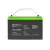 Gel-Batterie QOLTEC 53080 12V 100Ah — verschlossene wiederaufladbare Batterie für Notstromversorgung